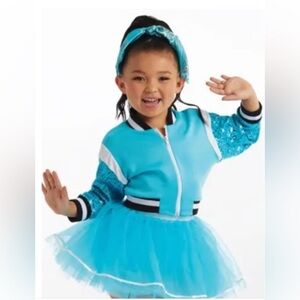Blue Sequin Jacket and Tutu Set